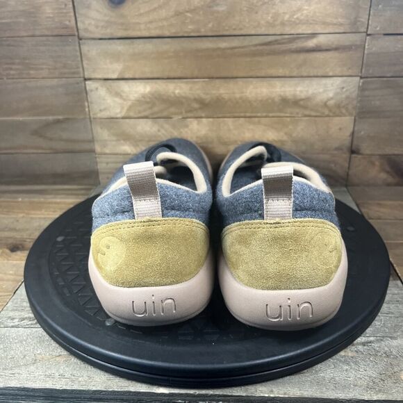 UIN Women's Size 9 Wool Segovia Gray Comfort Slip On Casual Walking Shoes - Picture 4 of 10